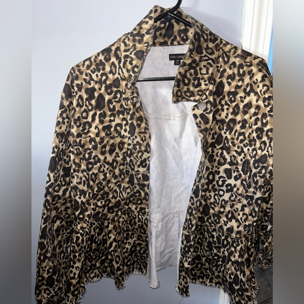 Coco and Carmen animal print jacket